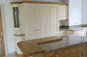 Cream and oak inframe kitchen